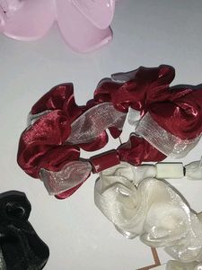 Beautiful Hair Scrunchies Set Of 5