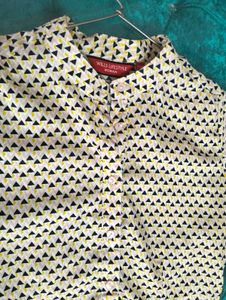 Wills Lifestyle Women Branded Printed Top