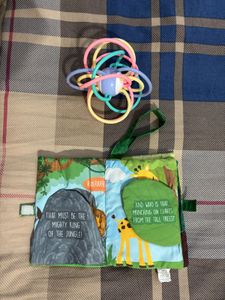 Combo-Cloth Book & Teether