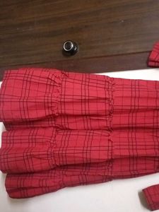 Red women kurti/dress