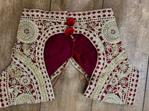 Bridal Wear Heavy Work Blouse Stone, Mirror &amp; Zari
