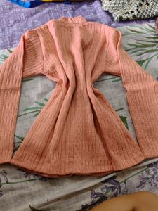 Peach Cardigan