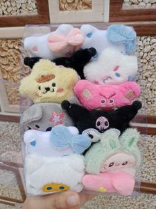 Korean Cartoon furr rubberbands
