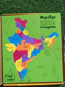 Map Puzzle With Capitals