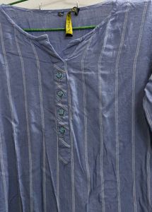 Blue Kurti Pant Set
