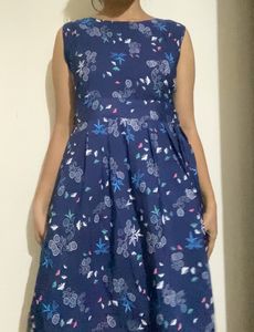 Blue Floral Dress