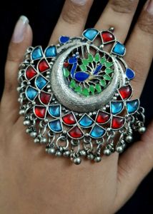 Peacock Ring Multicolor