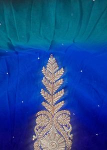 Net Half  Saree With  Blouses Petticoat
