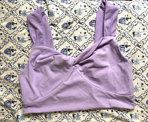 Lilac Crop Top