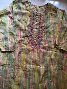 Elegant Embroidered Kurta