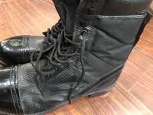 Black Combat Boots UK11