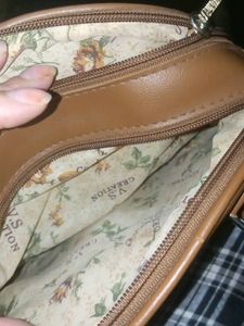 Women Tottos Brown PU Sling Bag