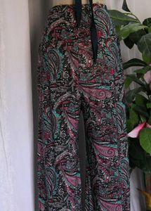 Paisley Print Wide Leg pants