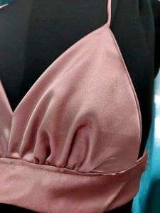 2 One Sequin &amp; Satin Blouse