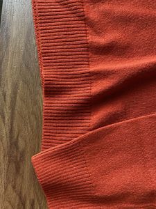 Cozy Orange Knit Sweater