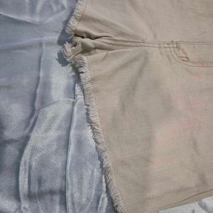 Beige Shorts