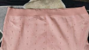 Pink knitted top