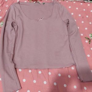 Ribbed Long Sleeve Top