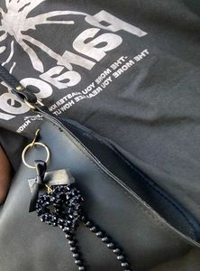 Black Beauty Beads Bag Charm