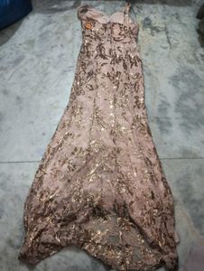 Elegant Sequin Evening Gown Cocktail Party
