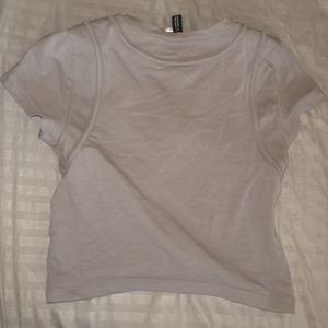 Grey H&amp;M Crop Top