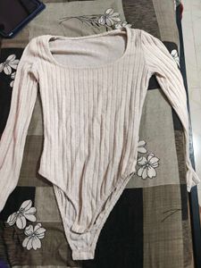 Ribbed Knit Top - Casual Style