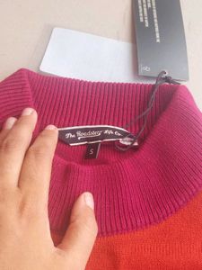 The Roadster Co Stylish Patterned Knit Sweater