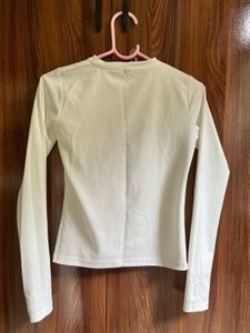 White Long Sleeve Top