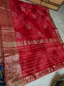 organza beautiful 😍 saree no blouse