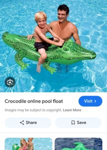 Intex ( THE WET SET ) CROCODILE FLOAT BOAT