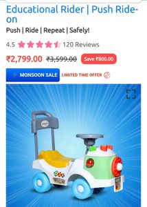 Kids Ride-On Learning Car