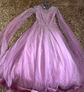 Purple grand gown for Reception 💜