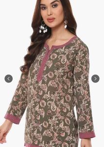 Floral Print Kurta