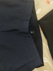 Navy Blue Casual Pants
