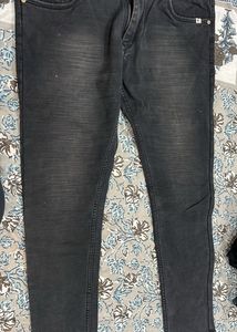 Stylish Dark Grey Denim Jeans