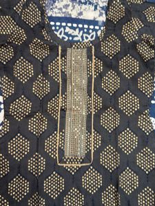 3 Piece Party Wear Stitched Suit.