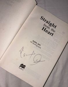 Signed Copy Of Kapil Dev Autobiography
