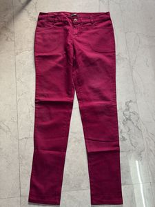 Burgundy H&M Pants