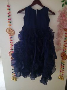 New Party Wear Organza Frock