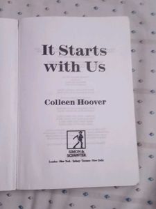 Colleen hoover it starts with us