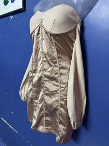 Pintrest Corset Silk Designer Vintage One Piece