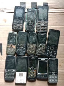Vintage Cell Phone Bundle - As Is