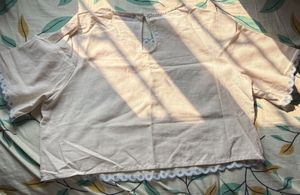 Embroidered Floral Top