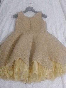 Burlap Floral Dress