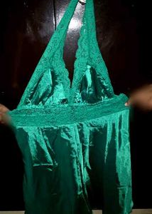 Bw!tch Robe &amp; Negligee - Green