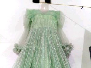 Elegant Green Ethnic Gown