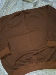 Brown Sweatshirt For Girls