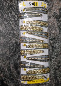 Tic Tac Silk Thread Hair Clips