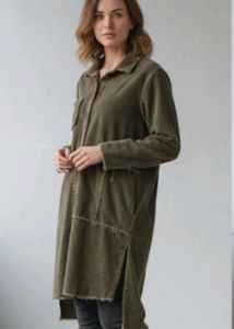Corduroy Patchwork Dress