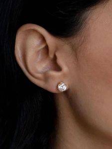 Classic Round Stud Earrings